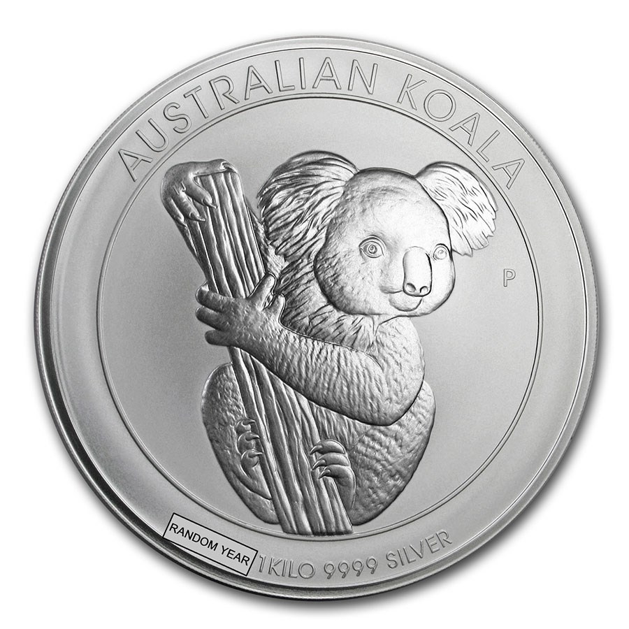 1 kilo Australian Silver Koala, null fine silver, Perth Mint